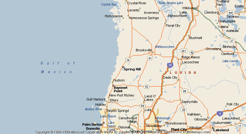 Map Of Spring Hill